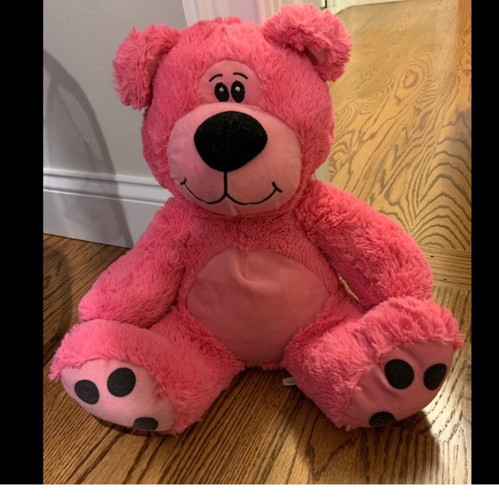 Toy Factory 14" kids Pink stuffed teddy bear